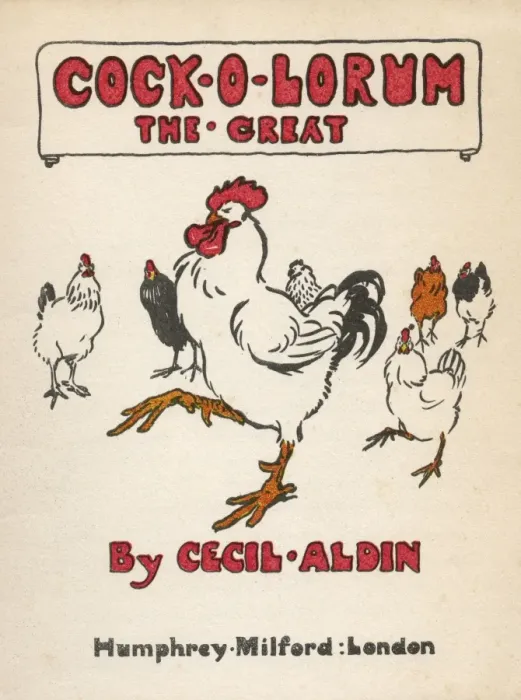 Framed Print : Title page design by Cecil Aldin, Cock-O-Lorum Framed Print : Title page design by Cecil Aldin, Cock-O-Lorum