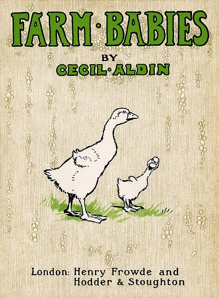 Title page design by Cecil Aldin, Farm Babies