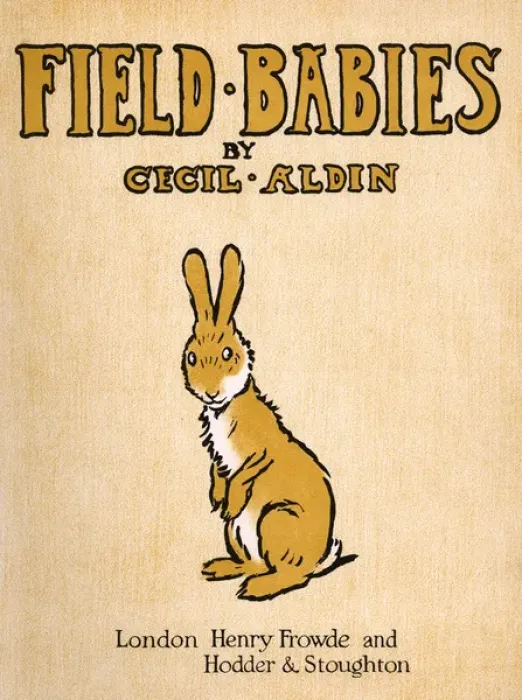 Framed Print : Title page design by Cecil Aldin, Field Babies Framed Print : Title page design by Cecil Aldin, Field Babies