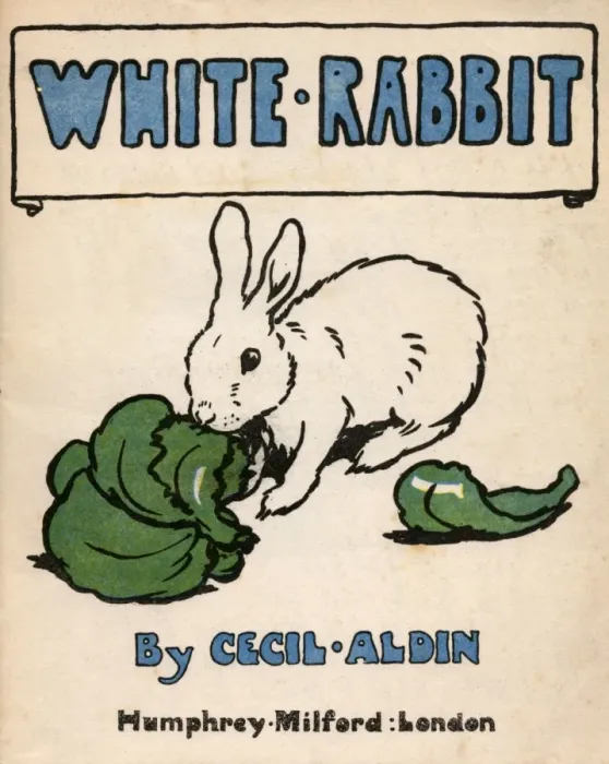 Framed Print : Title page design by Cecil Aldin, White Rabbit Framed Print : Title page design by Cecil Aldin, White Rabbit
