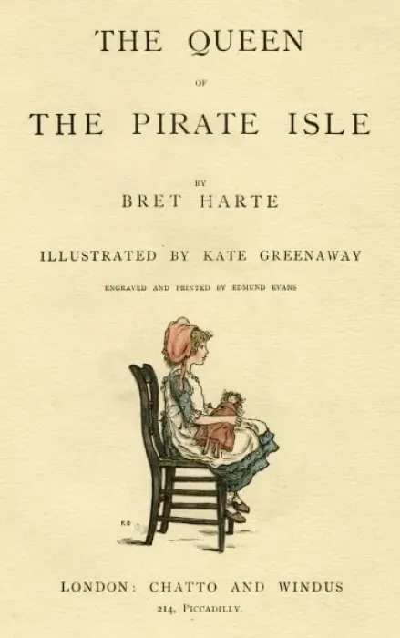 Framed Print : Title page design, The Queen of the Pirate Isle Framed Print : Title page design, The Queen of the Pirate Isle