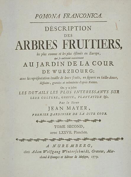 Title Page (French) Volume 2