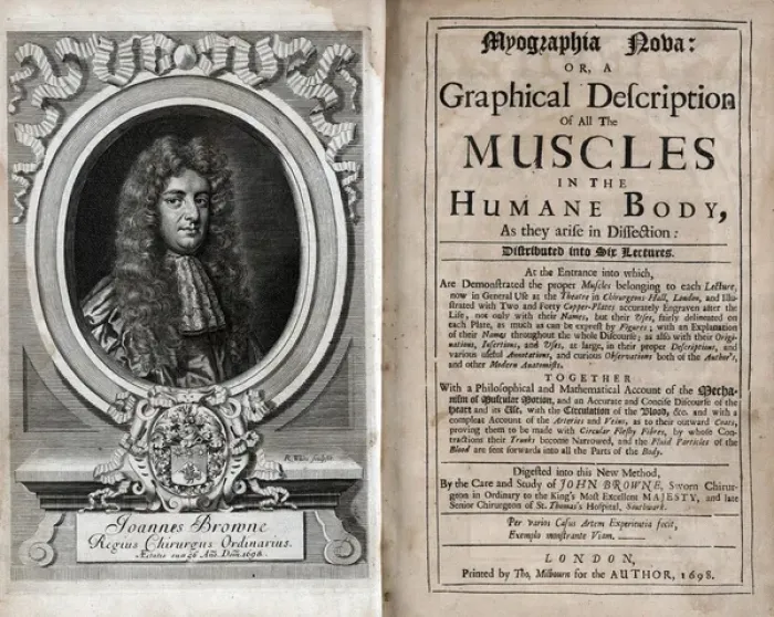 Framed Print : Title page - frontispiece - Portrait of John Browne Framed Print : Title page - frontispiece - Portrait of John Browne