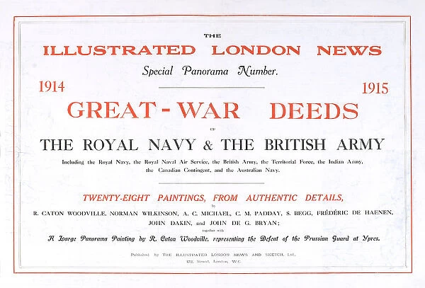 Title page of Great War Deeds, Illustrated London News