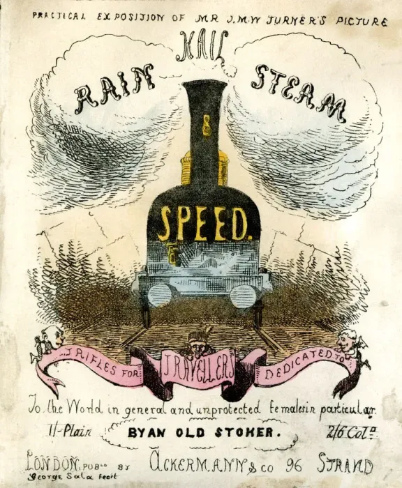 Framed Print : Title page, Hail, Rain, Steam and Speed by an Old Stoker Framed Print : Title page, Hail, Rain, Steam and Speed by an Old Stoker