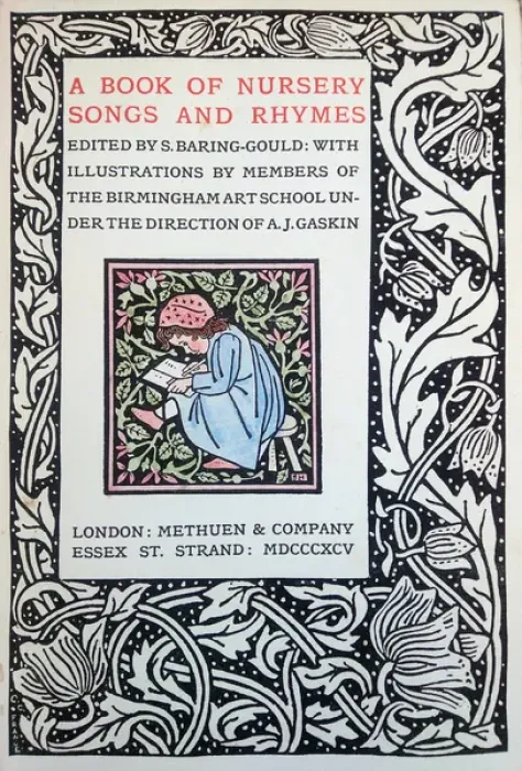 Framed Print : Title page illustration, Nursery Songs and Rhymes Framed Print : Title page illustration, Nursery Songs and Rhymes