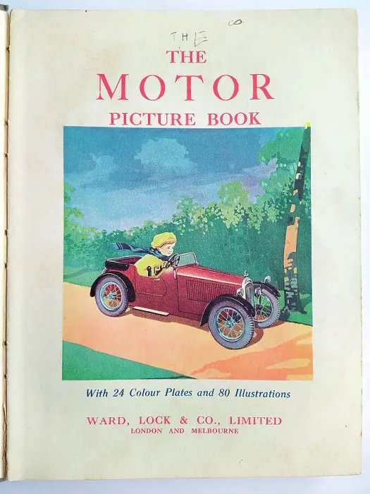 Framed Print : Title page, The Motor Picture Book Framed Print : Title page, The Motor Picture Book