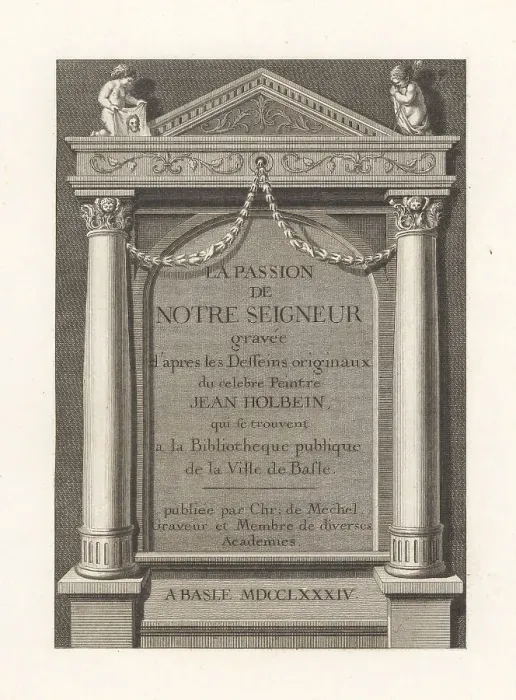 Framed Print : Title page to The Passion of our Lord, 1784 Framed Print : Title page to The Passion of our Lord, 1784