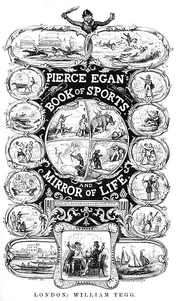 Title page, Pierce Egans Book of Sports