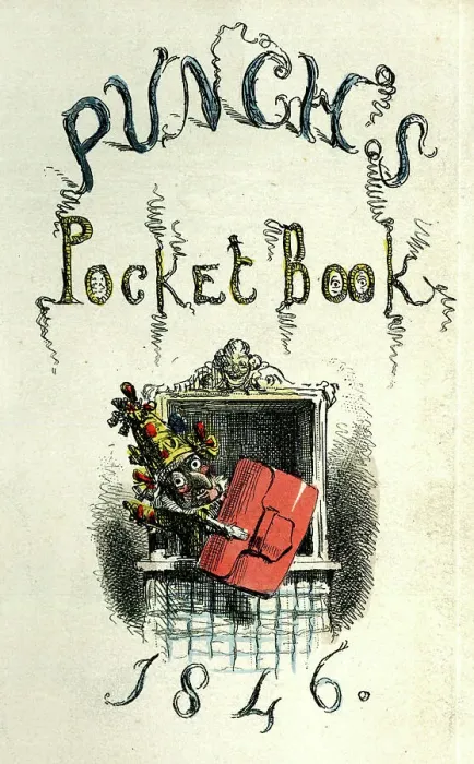 Framed Print : Title page, Punch's Pocket Book, 1846