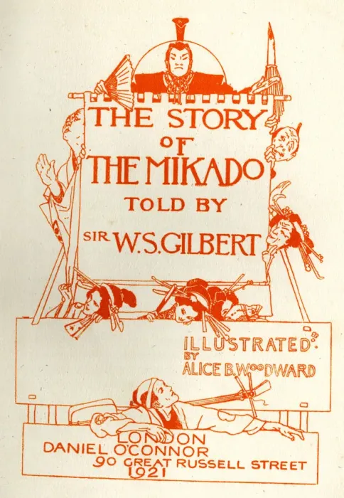 Framed Print : Title page, The Story of the Mikado Framed Print : Title page, The Story of the Mikado