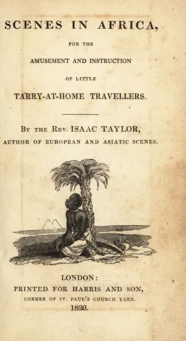 Framed Print : Title page with vignette of enslaved man Framed Print : Title page with vignette of enslaved man