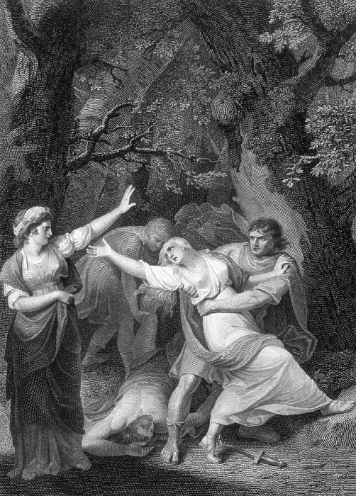 Framed Print : TITUS ANDRONICUS, Shakespeare Framed Print : TITUS ANDRONICUS, Shakespeare