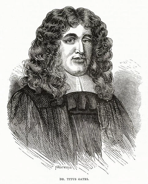 Titus Oates (1649 - 1705), English perjurer, seen here in the pillory