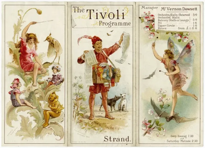 Framed Print : Tivoli Music Hall / 1894 Framed Print : Tivoli Music Hall / 1894