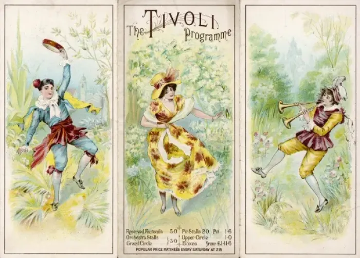 Framed Print : Tivoli Music Hall / 1902 Framed Print : Tivoli Music Hall / 1902