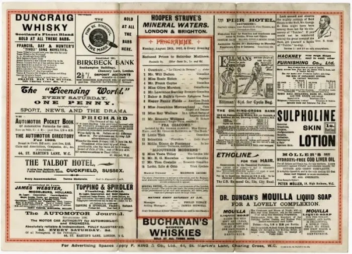 Framed Print : Tivoli Music Hall / 1902 Framed Print : Tivoli Music Hall / 1902