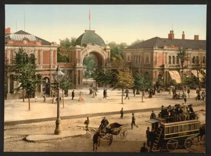 Framed Print : The Tivoli park entrance, Copenhagen, Denmark Framed Print : The Tivoli park entrance, Copenhagen, Denmark