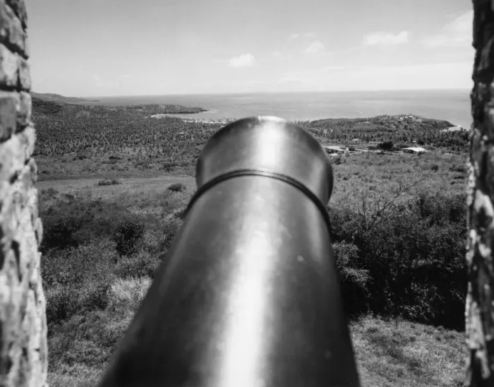Framed Print : Tobago Cannon Framed Print : Tobago Cannon