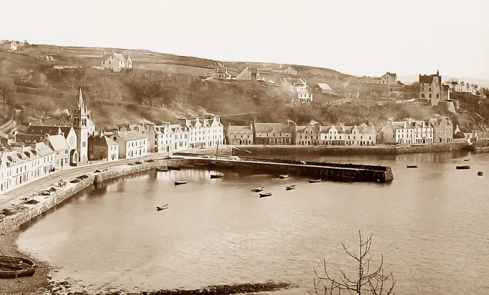 Framed Print : Tobermory Isle of Mull Victorian period Framed Print : Tobermory Isle of Mull Victorian period