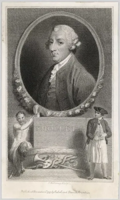 Framed Print : Tobias Smollett / Holloway Framed Print : Tobias Smollett / Holloway