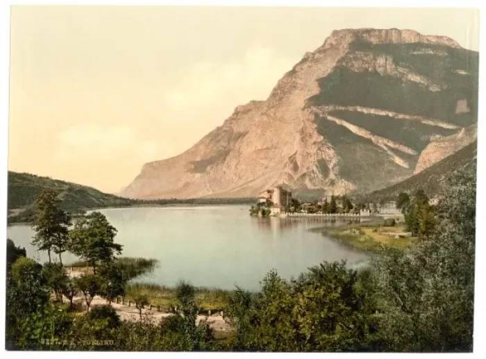 Framed Print : Toblino, general view, Tyrol, Austro-Hungary Framed Print : Toblino, general view, Tyrol, Austro-Hungary