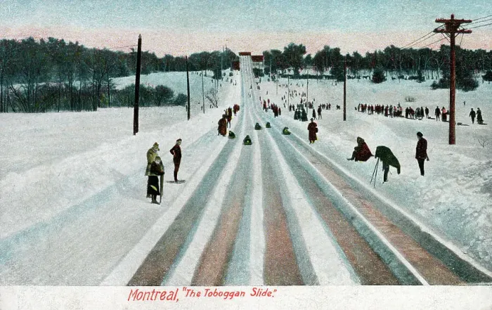 Framed Print : The Toboggan Slide - Montreal, Canada Framed Print : The Toboggan Slide - Montreal, Canada
