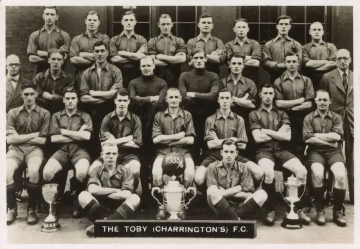 Framed Print : The Toby (Charrington s) FC football team 1935-1936