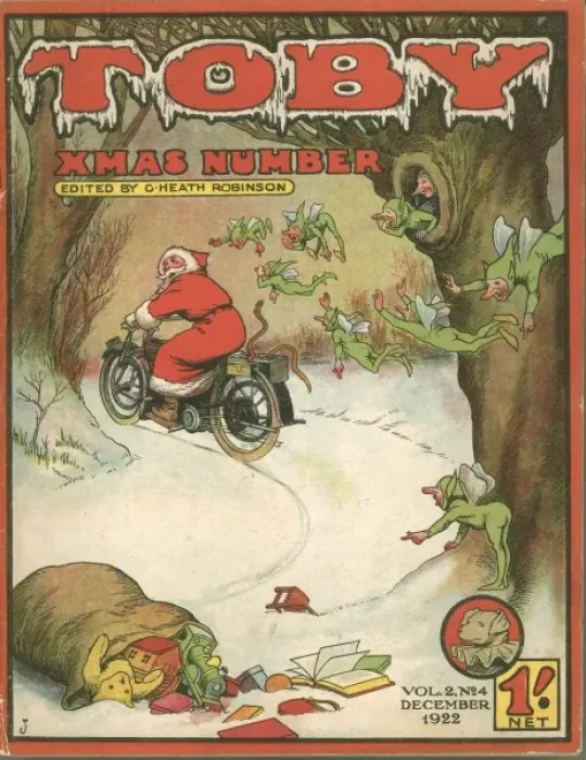 Framed Print : Toby Xmas Number 1922 Framed Print : Toby Xmas Number 1922