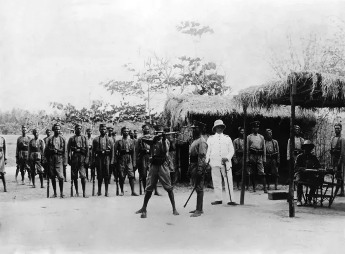 Framed Print : Togo Police Training Framed Print : Togo Police Training