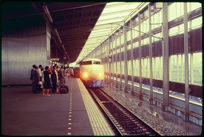 Framed Print : Tokaida Train Station, Japan Framed Print : Tokaida Train Station, Japan