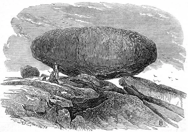 The Tol-Maen or Main Rock, Cornwall, c. 1869