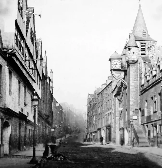 Framed Print : Tolbooth, Canongate, Edinburgh, Victorian period Framed Print : Tolbooth, Canongate, Edinburgh, Victorian period