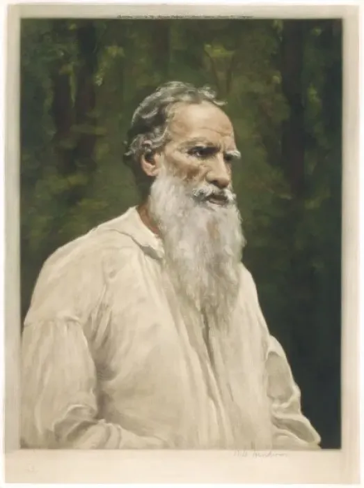 Framed Print : Tolstoy / Anon Framed Print : Tolstoy / Anon
