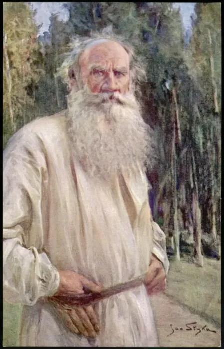 Framed Print : Tolstoy / Styka Framed Print : Tolstoy / Styka