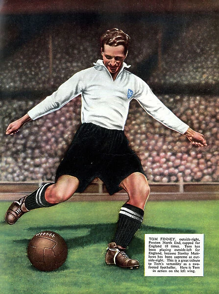 Tom Finney, Preston North End and England footballer