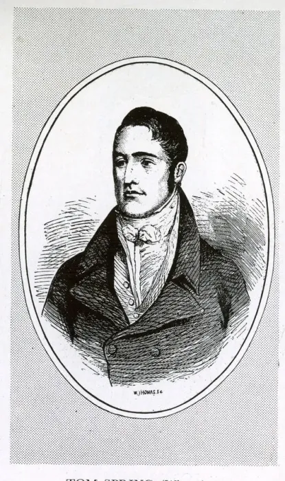 Framed Print : Tom Spring aka Tom Winter, boxer