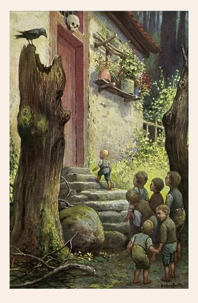 Tom Thumb. Soon after, the poor parents tried again to leave the seven boys in the woods