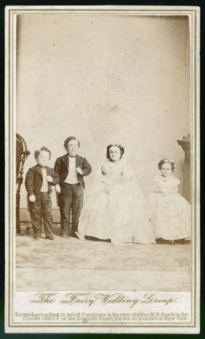 Framed Print : Tom Thumb Wedding Group