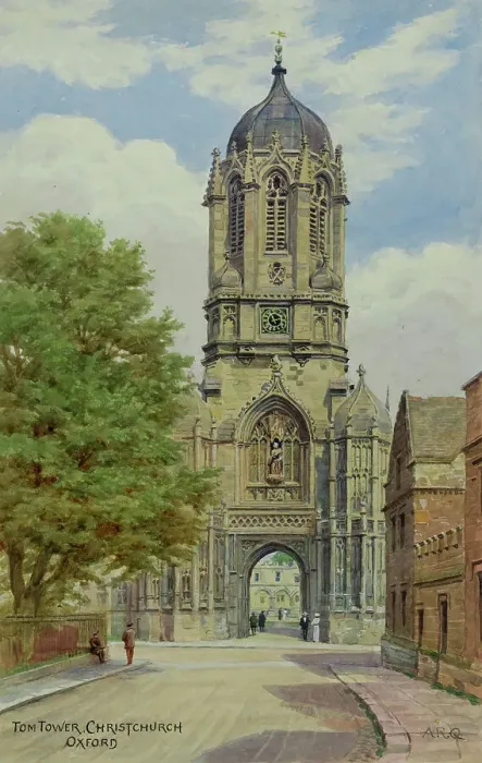 Framed Print : Tom Tower, Christ Church, Oxford, Oxfordshire Framed Print : Tom Tower, Christ Church, Oxford, Oxfordshire