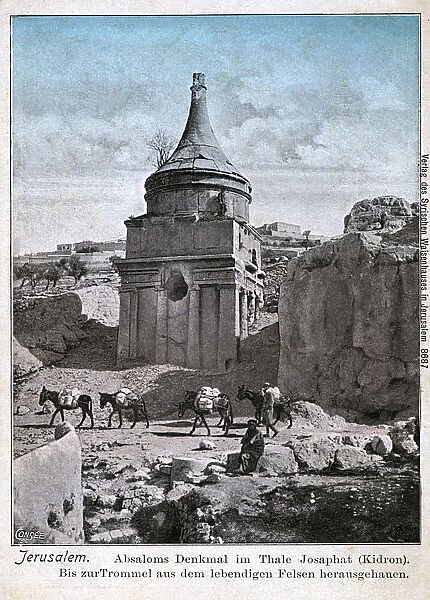 Tomb of Absalom, Jerusalem, Israel - Kidron Valley
