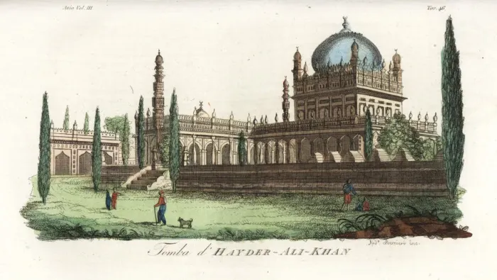 Framed Print : Tomb of Hyder Ali Khan, Sultan of Mysore, India Framed Print : Tomb of Hyder Ali Khan, Sultan of Mysore, India