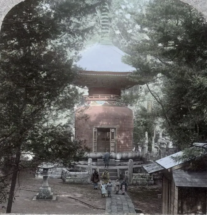 Framed Print : Tomb at Ikegami, near Tokyo, Japan, c. 1900 Framed Print : Tomb at Ikegami, near Tokyo, Japan, c. 1900