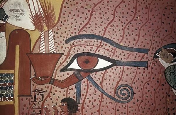 Tomb of Pashed Egyptian mural painting