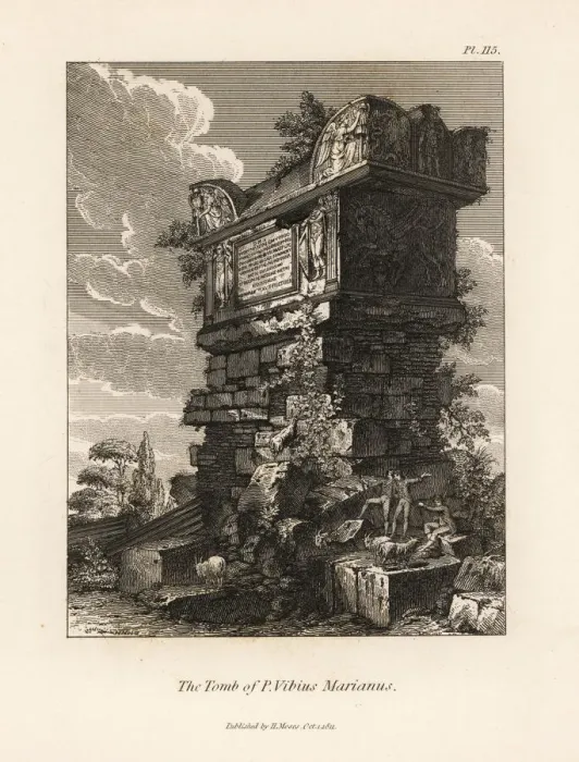 Framed Print : Tomb of Publius Vibius Marianus, Rome Framed Print : Tomb of Publius Vibius Marianus, Rome