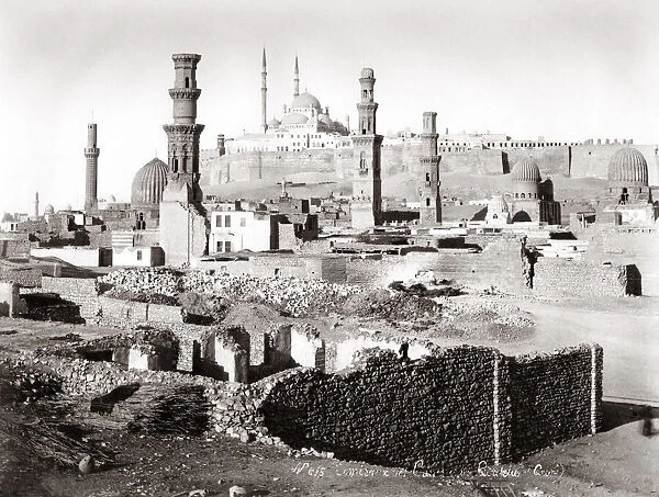 Tombs of the Caliphs, and Citadel, Cairo, Egypt