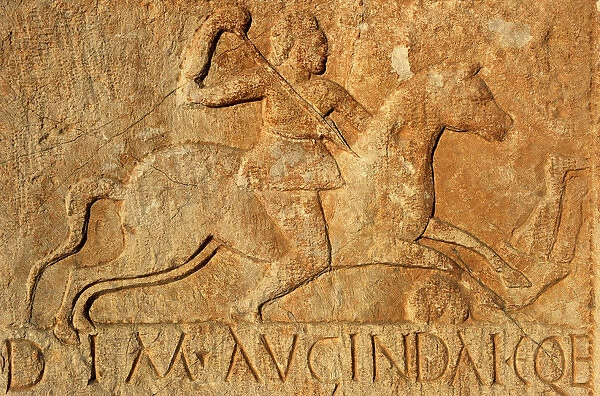 Tombstone. Nablus, Palestine. Roman art. 2nd-3rd century AD