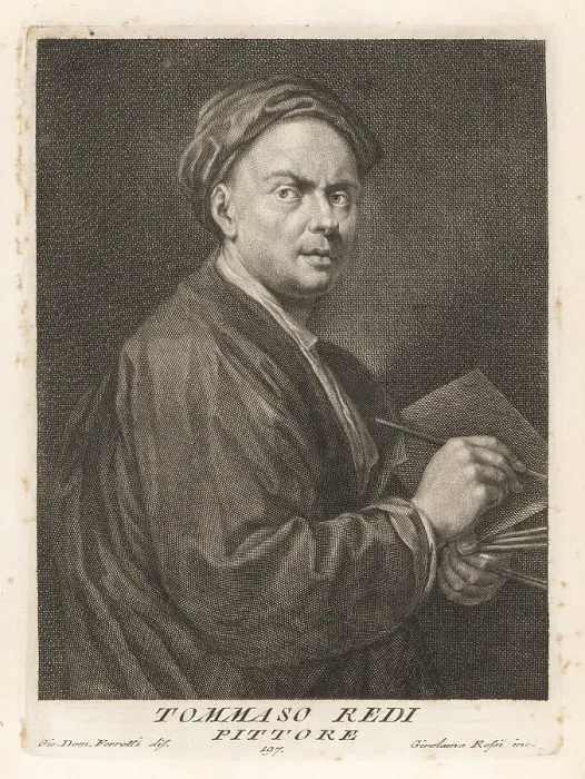 Framed Print : Tommaso Redi, Italian Baroque painter, 1665-1726