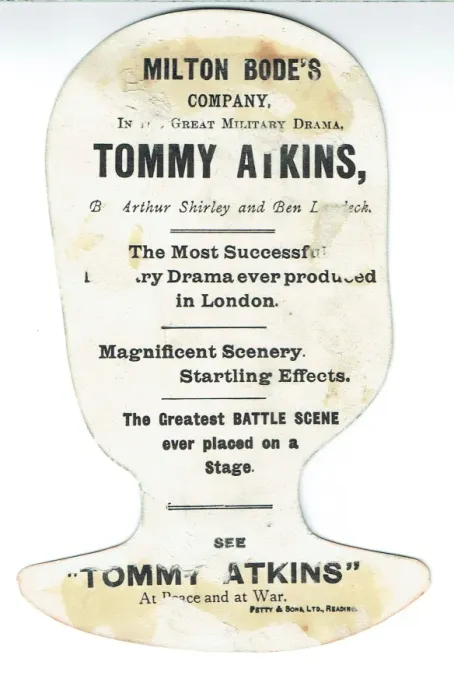 Framed Print : Tommy Atkins by Arthur Shirley and Ben Landeck Framed Print : Tommy Atkins by Arthur Shirley and Ben Landeck