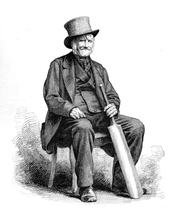 Framed Print : Tommy Marshall of the Stockton Cricket Club, 1876 Framed Print : Tommy Marshall of the Stockton Cricket Club, 1876